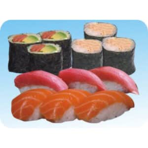 71. Plateau sushi maki